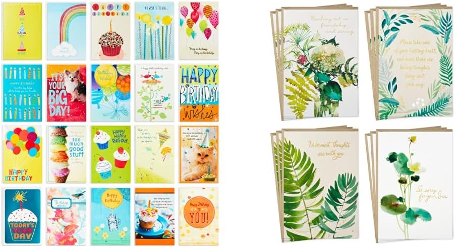 Birthday Cards Assortment, Birthday Card with Envelope -Pack of 20 Birthday Cards Assortment, Birthday Card with Envelope -Pack of 20